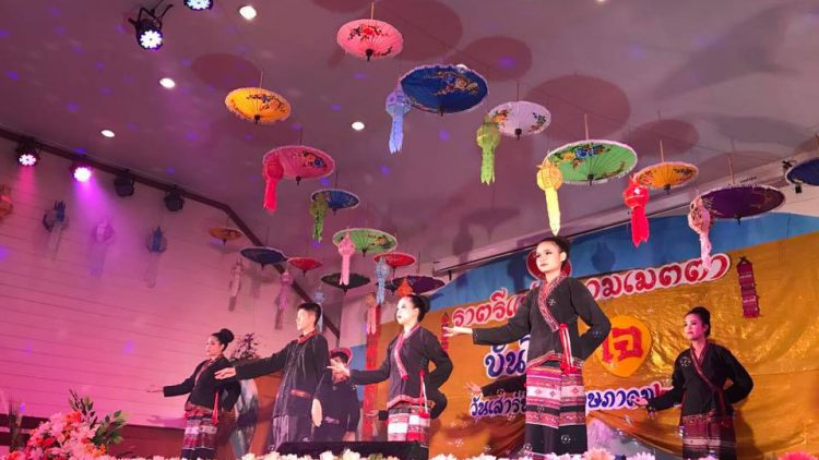 งานราตรีแห่งความเมตตา ขันโตกเจ โดยชมรมนักธรรมจังหวัดลำพูน